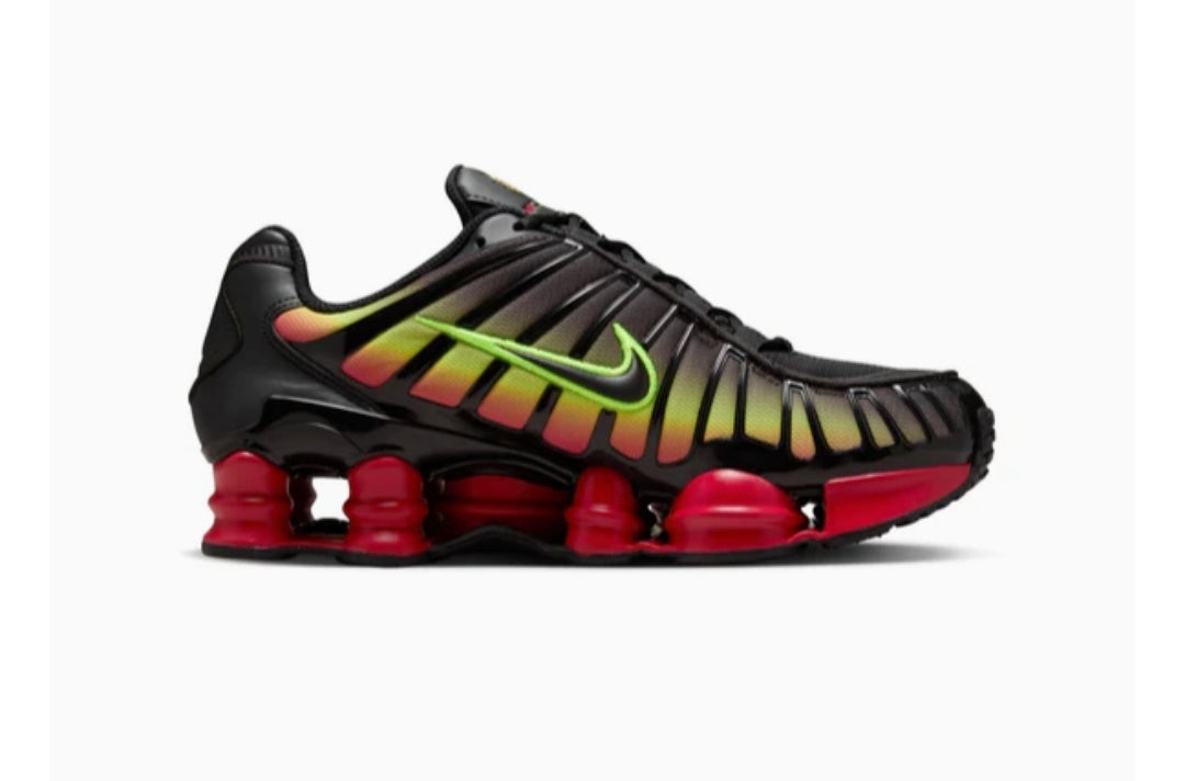 Nike Shox TL "Volt & Fire Red"