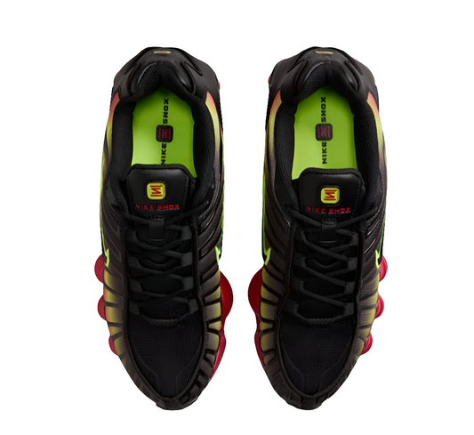 Nike Shox TL "Volt & Fire Red"